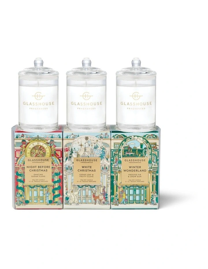 Christmas Trio Soy Candles 3x 60g image 1