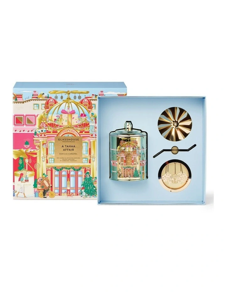 A Tahaa Affair Soy Candle & Spinning Carousel 380g image 2