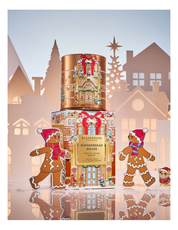 Gingerbread House Soy Candle 380g image 2