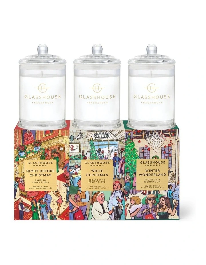 Christmas 3x60g Candle Trio image 1