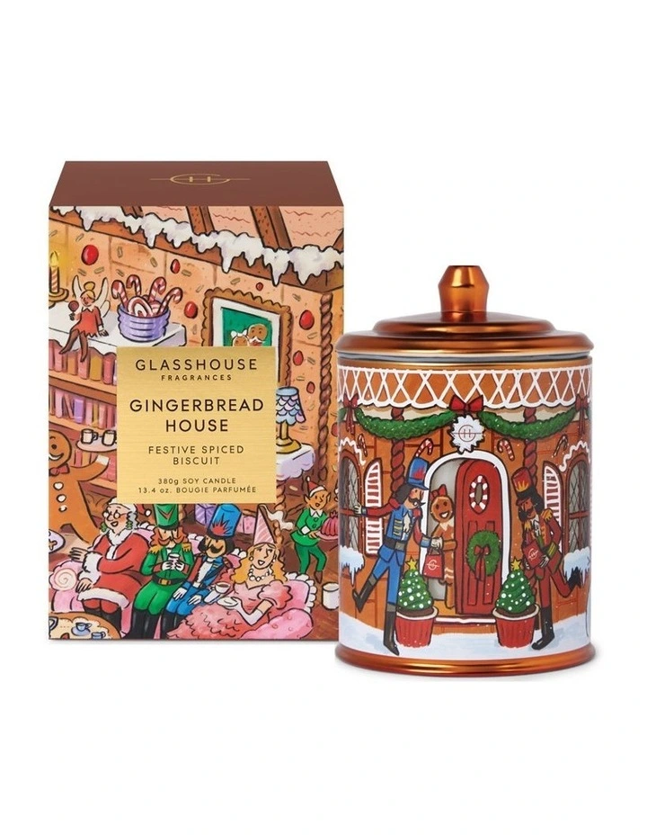 Gingerbread House 380g Soy Candle image 1