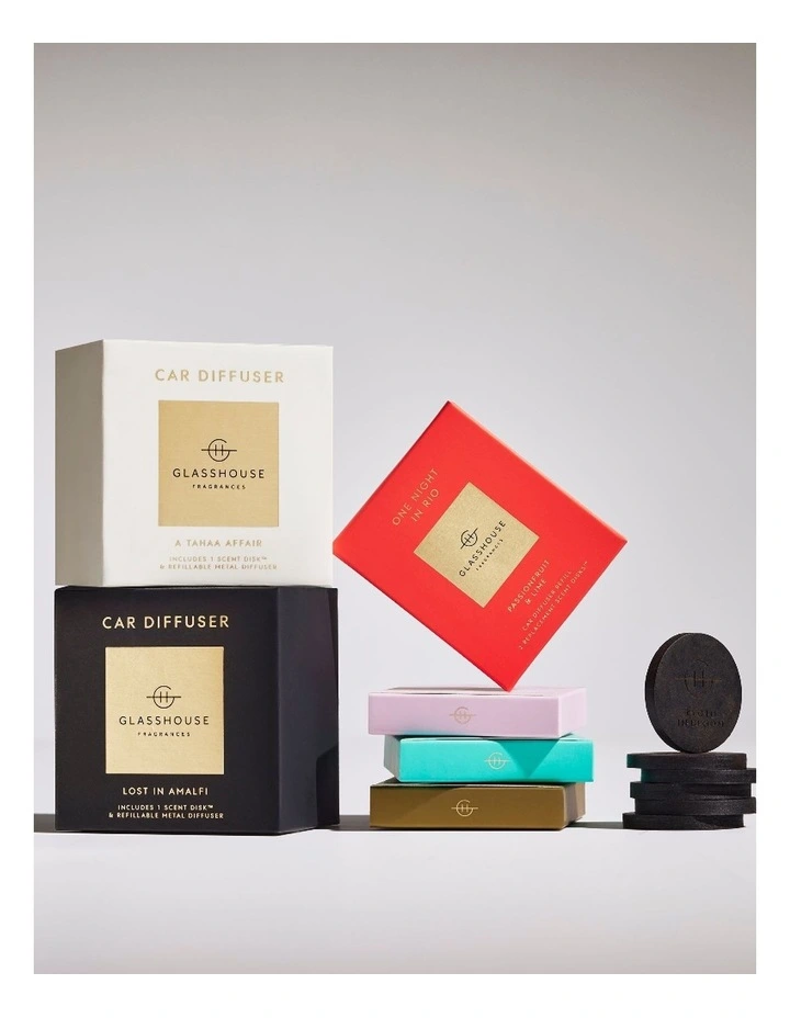 Kyoto Bloom Car Diffuser 3 Replacement Scent Disks image 3