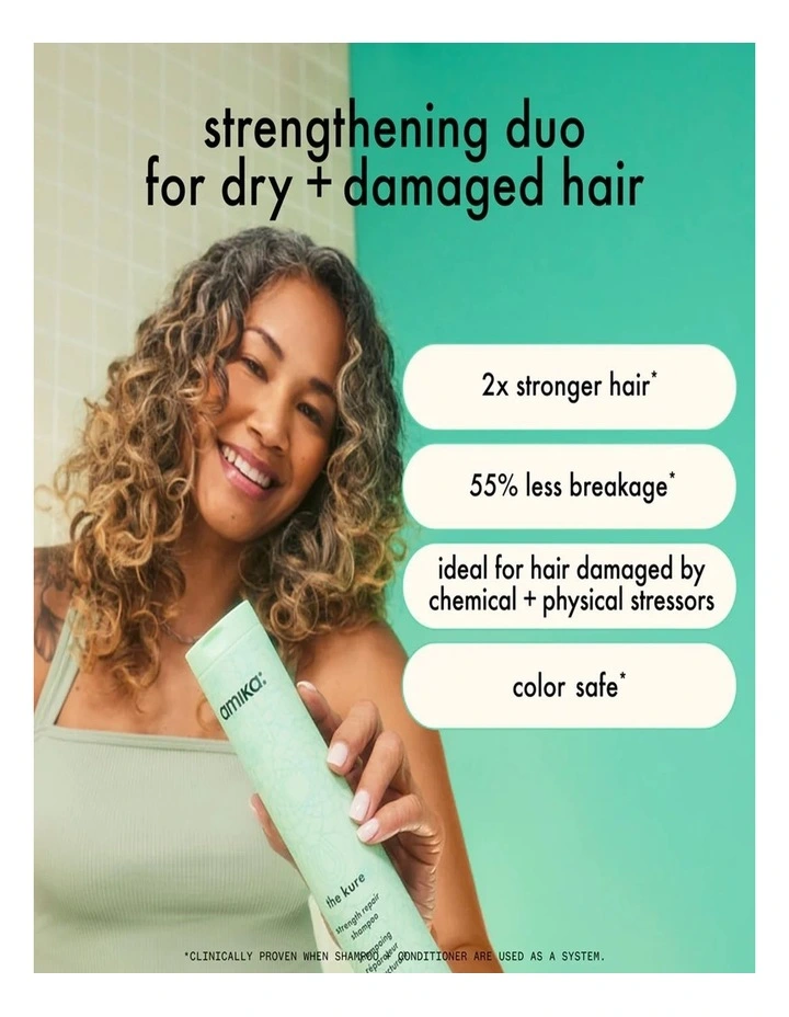 The Kure Strength Repair Shampoo 275ml image 2