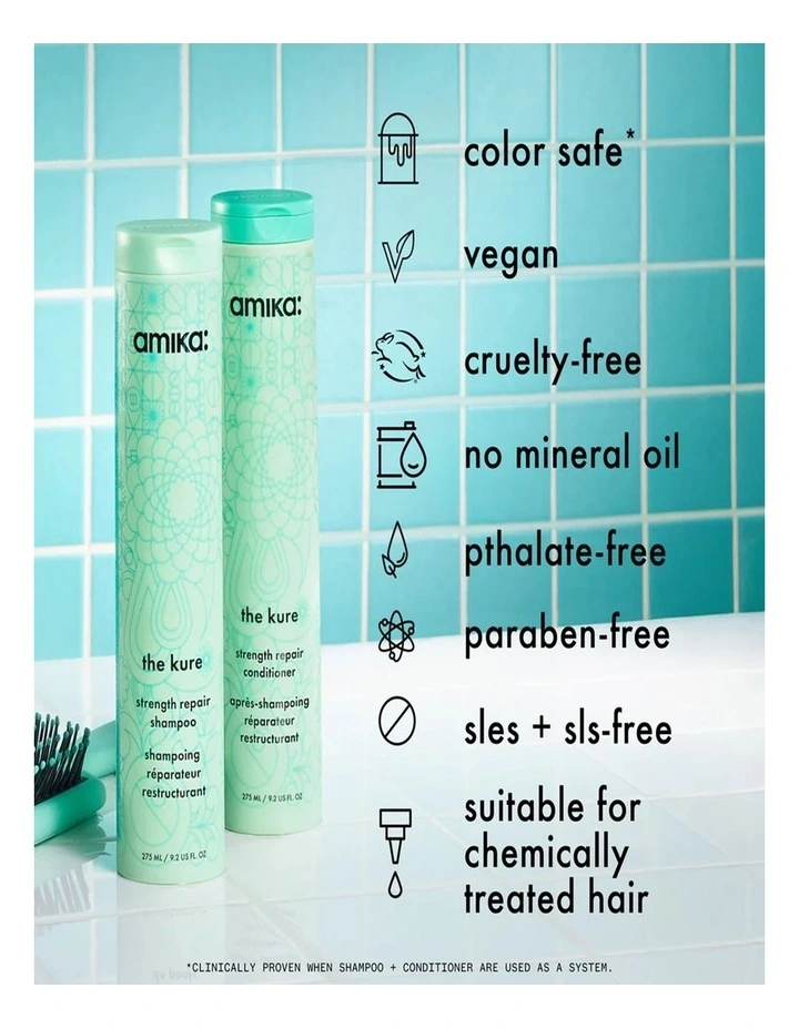 The Kure Strength Repair Shampoo 275ml image 6