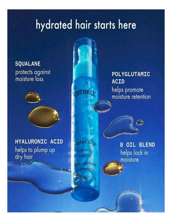 Water Sign Hydrating Hair Oil 50ml image 4
