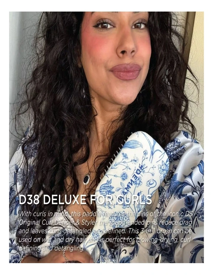 D38 Blue Belle Power Paddle Brush image 5