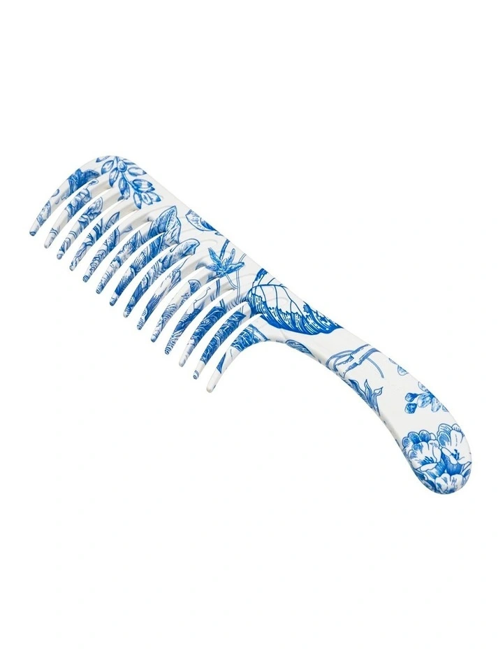 D28 Deluxe Blue Belle Wide Tooth Detangling Comb image 2