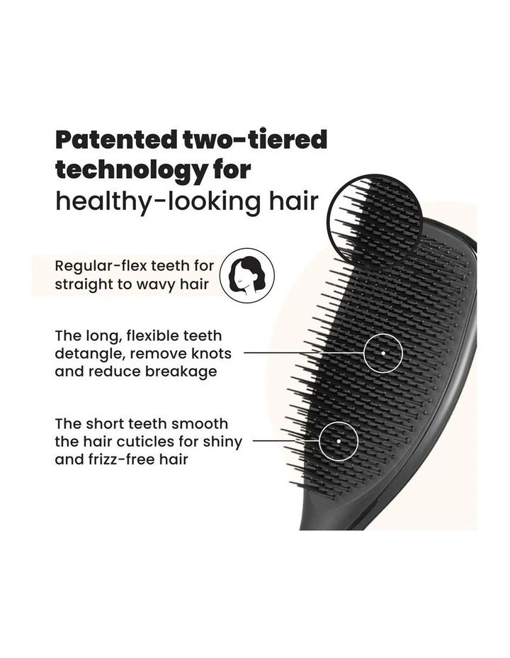 The Ultimate Detangler Liquorice Black image 2