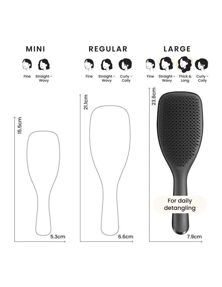 The Ultimate Detangler Liquorice Black image 6