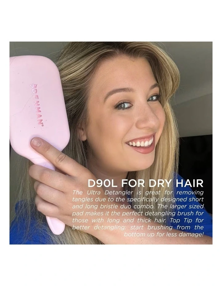 D90L Pastel Pink Tangle Tamer Ultra Brush image 3