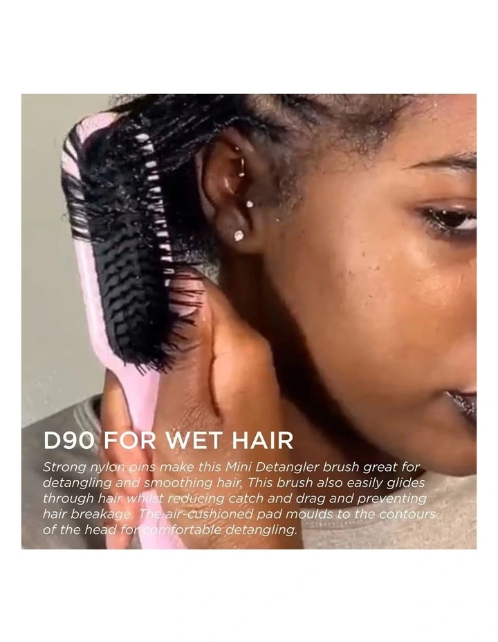 D90 Pastel Pink Tangle Tamer Brush image 4