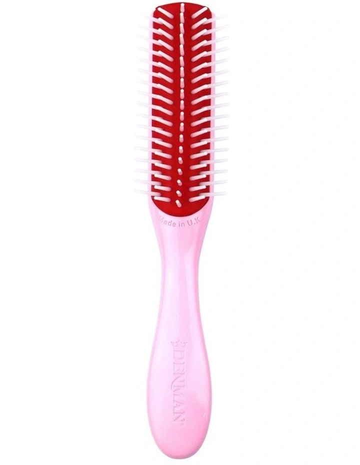 D14 5 Row Mini Styler Pink Crush Brush image 1