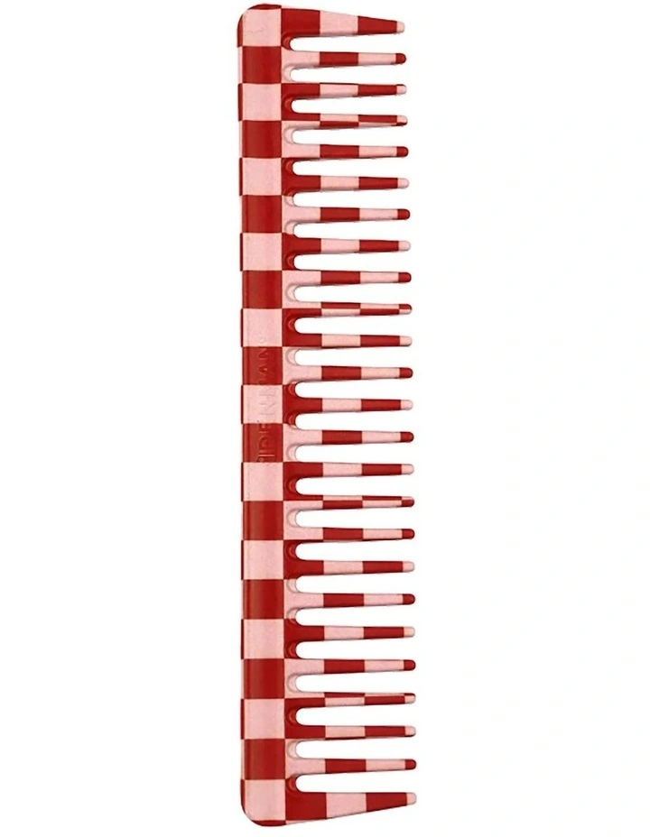 D29 Deluxe Detangle Comb Checked Print image 1