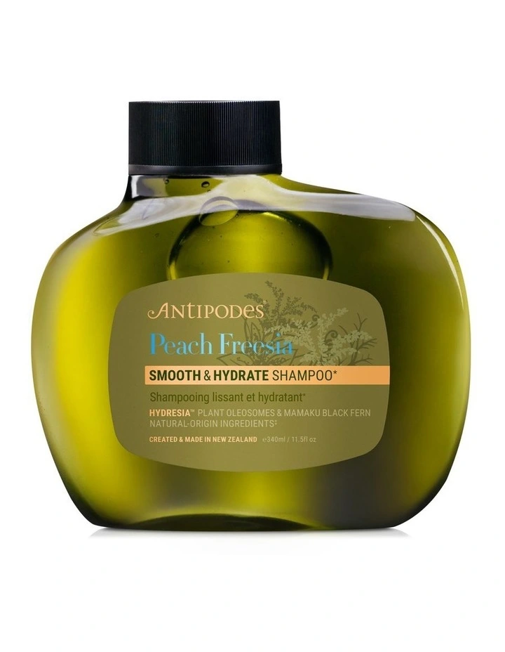 Peach Freesia Smooth & Hydrate Shampoo 340ml image 1