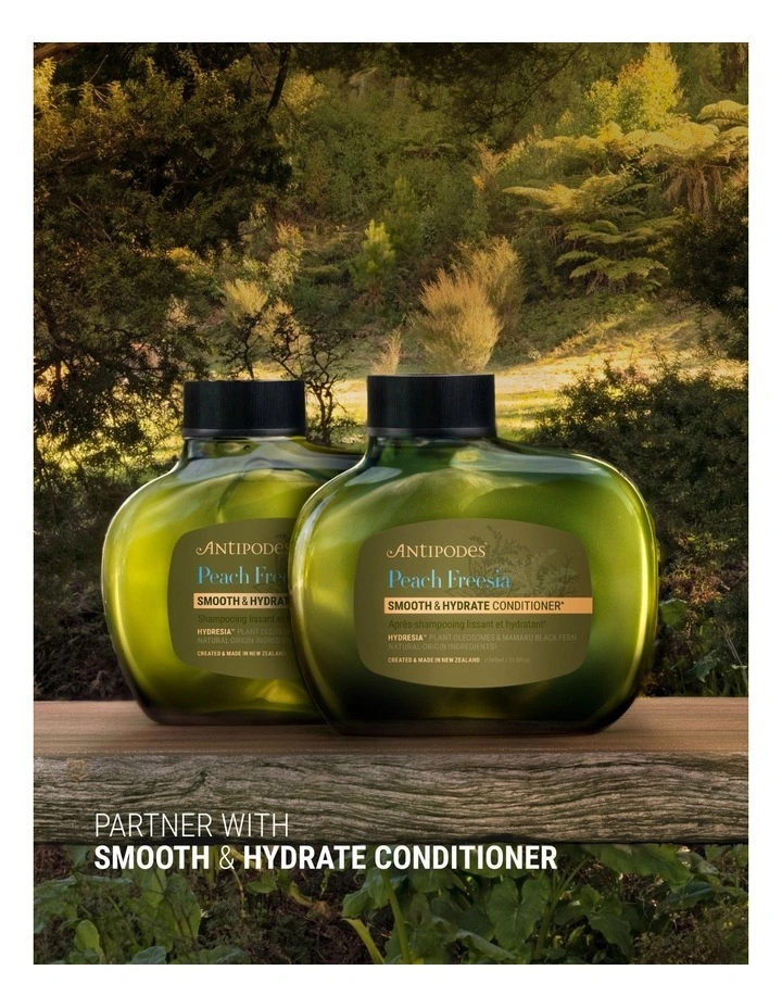 Peach Freesia Smooth & Hydrate Shampoo 340ml image 5