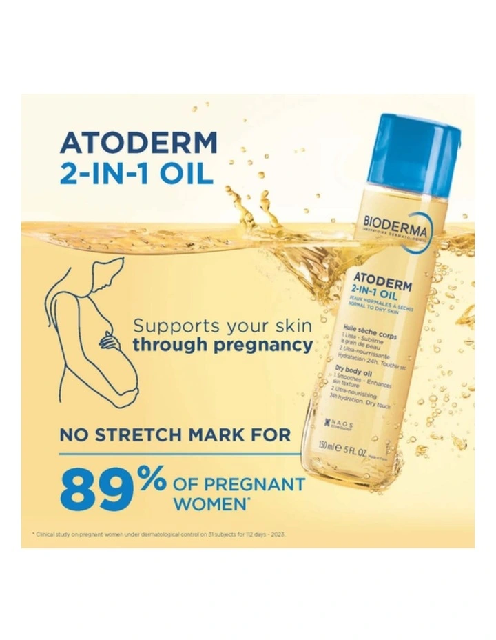 Atoderm 2-in-1 Oil Nourishing Dry Body Oil with AHA - 150ml image 3