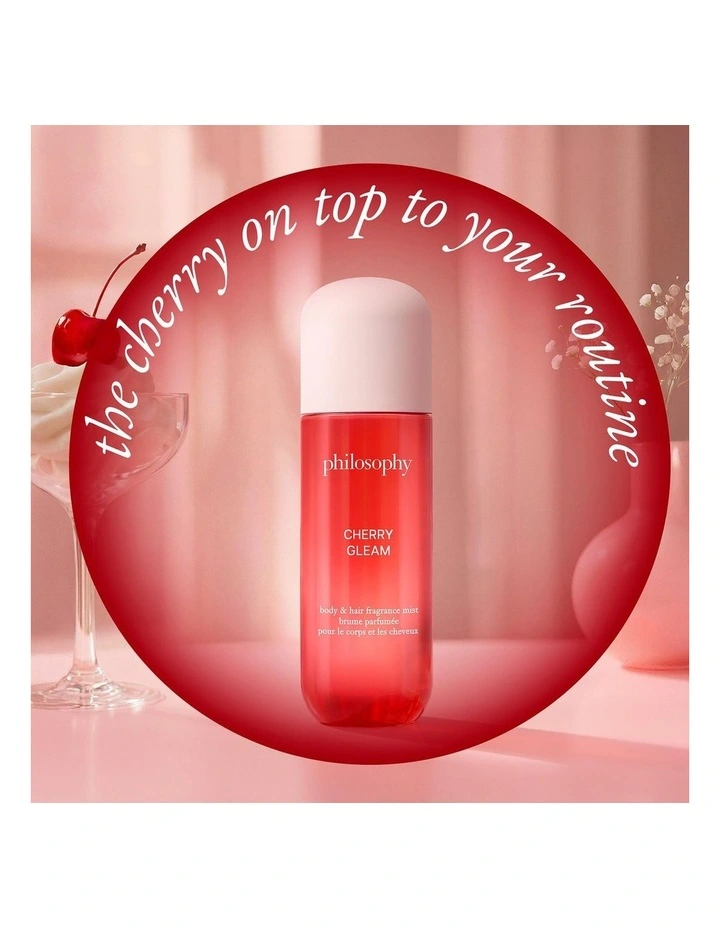 Cherry Gleam Body & Hair Fragrance Mist, 236ml image 2