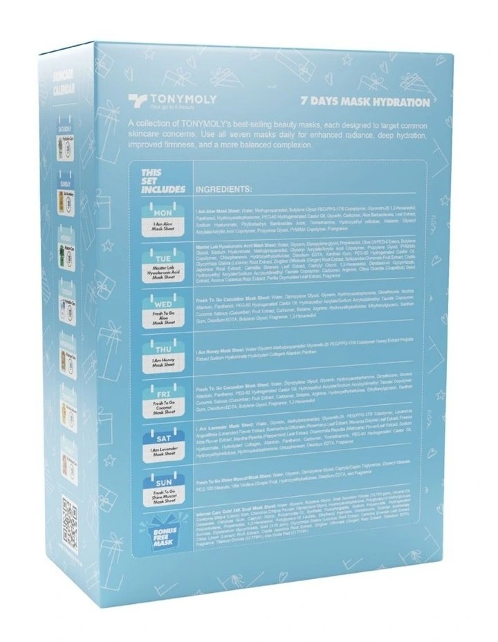 7 Days of Hydration Mask Set 2025 image 2