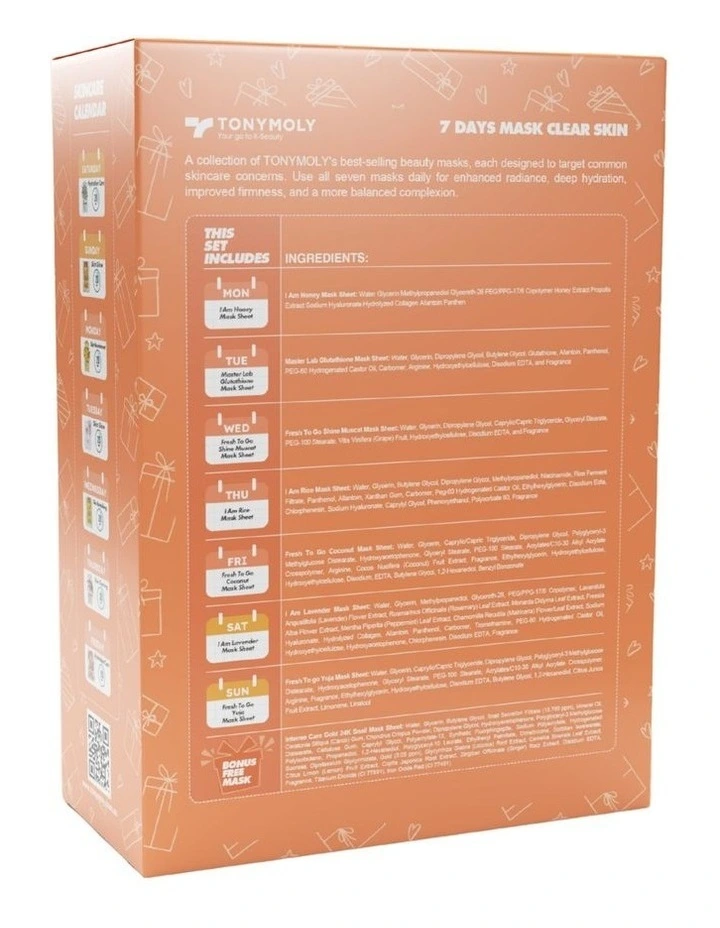 7 Days of Clear Skin Mask Set 2025 image 2