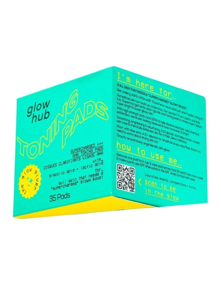 Glow Giver Supercharged AHA Toner Pads image 5