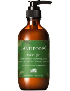Hallelujah Lime And Patchouli Nourishing Cleanser 200ml
