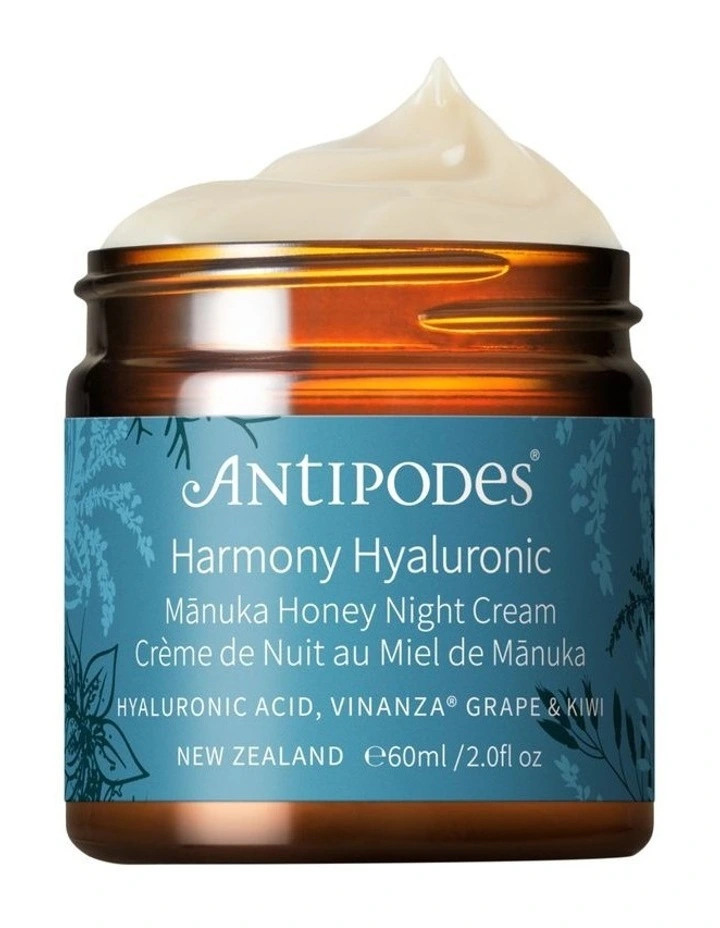 Harmony Hyaluronic Manuka Honey Night Cream 60Ml image 1