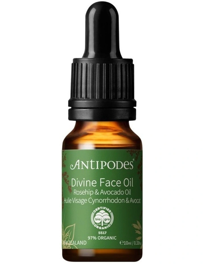 Divine Face Oil; Organic Avocado Oil & Rosehip 10Ml image 1