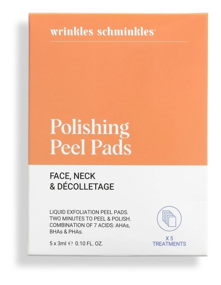 Face, Neck & Decolletage Polishing Peel Pads - 5 Towelletes image 1