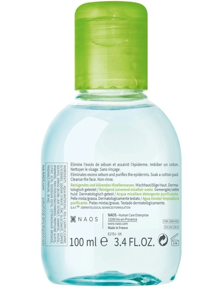 Sebium H2O Purifying Micellar Water Cleanser 100ml image 2