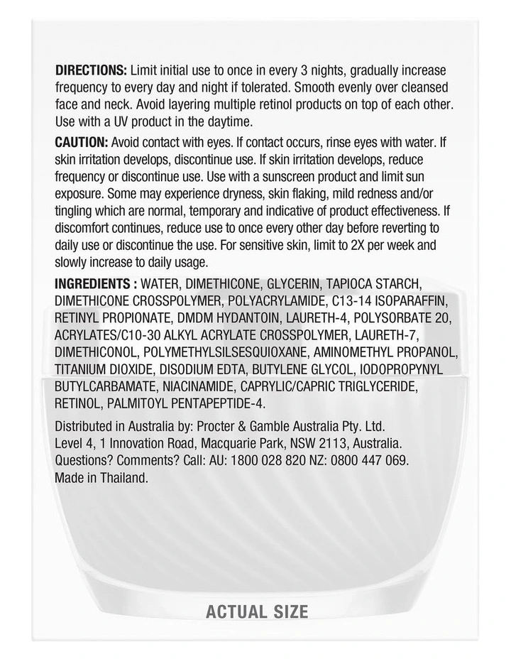 Regenerist Retinol 24 Moisturiser 50g image 4