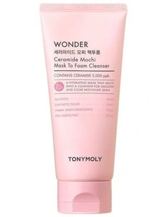 Wonder Ceramide Mochi Mask To Foam Cleanser