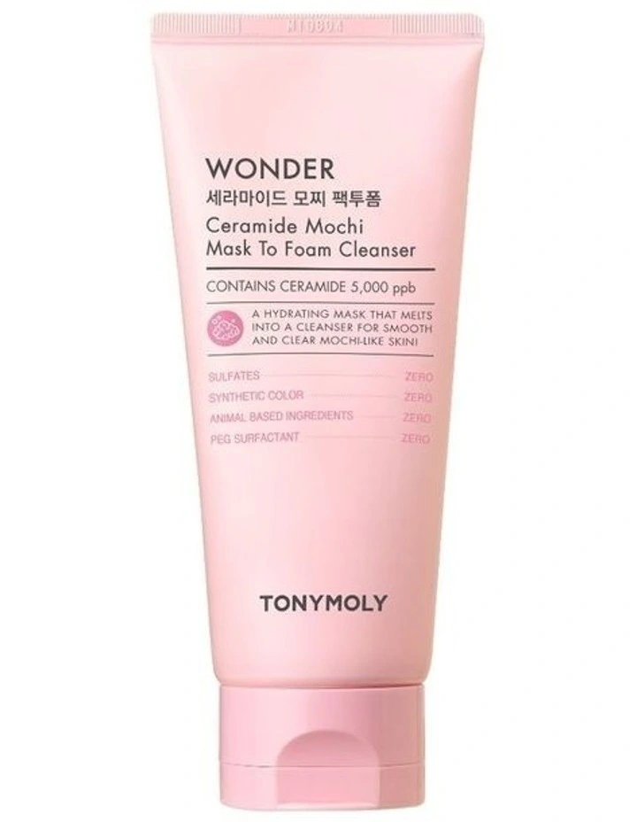 Wonder Ceramide Mochi Mask To Foam Cleanser image 1
