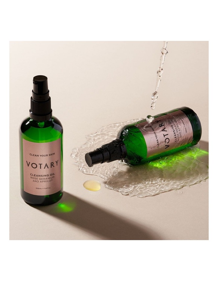 Rose Geranium & Apricot Cleansing Oil 100ml image 4