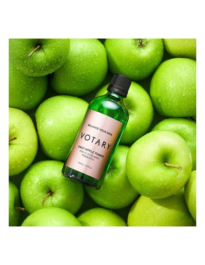Malic Acid and Prebiotic Daily Apple Toner 100ml image 3