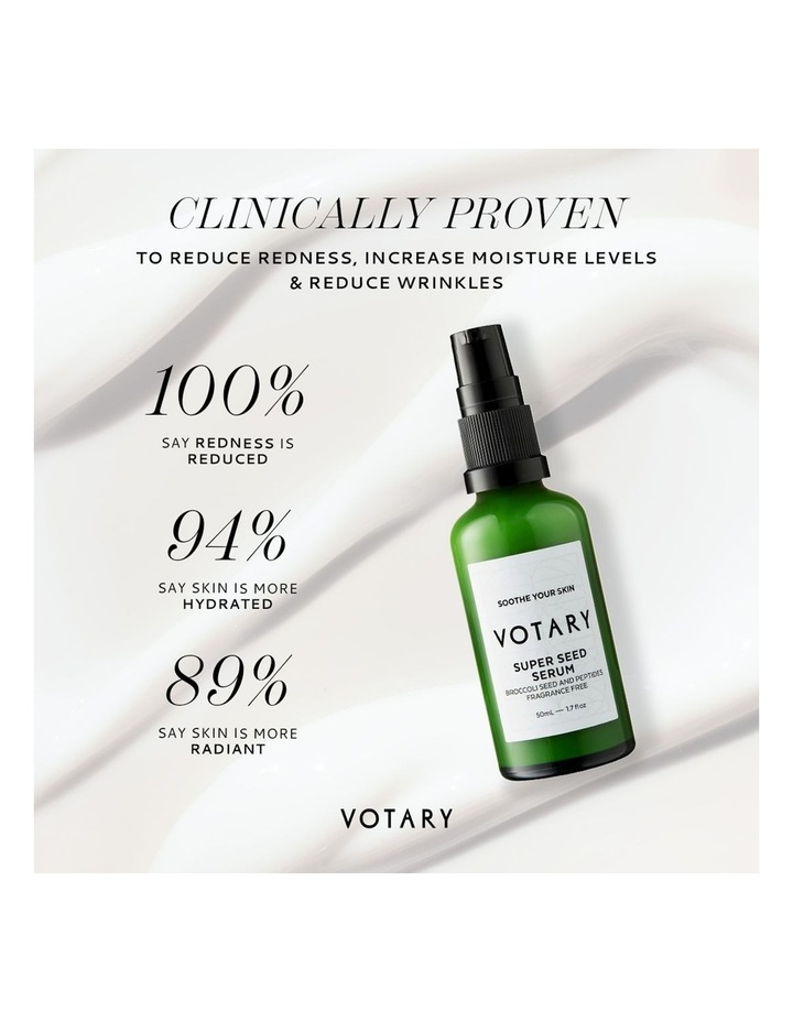 Broccoli Seed and Peptides Fragrance Free Super Seed Serum 50ml image 7