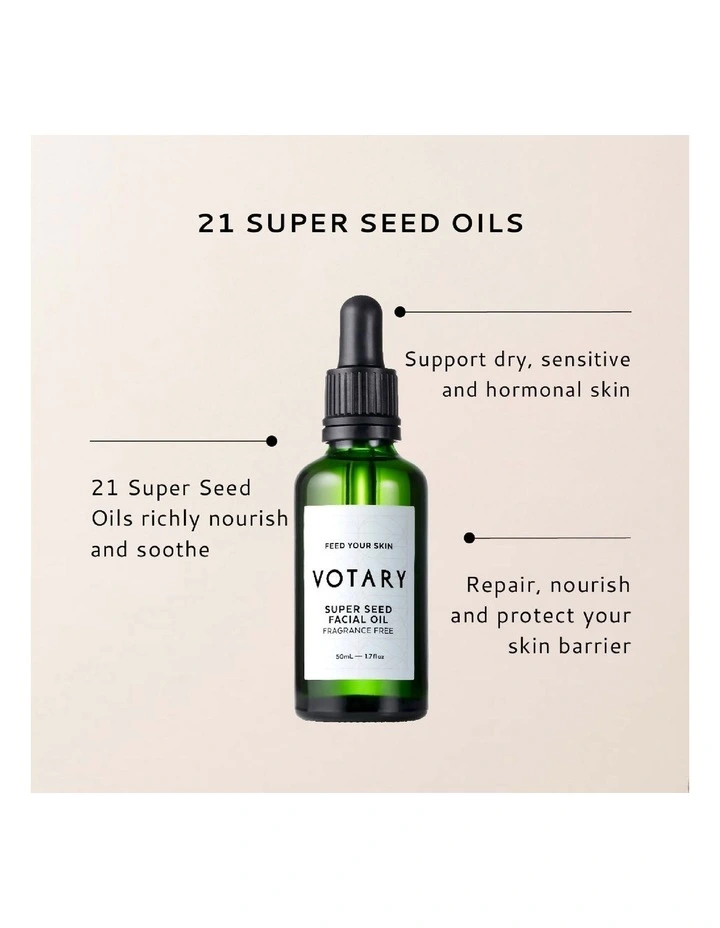 Fragrance Free Super Seed Facial Oil 50ml image 6