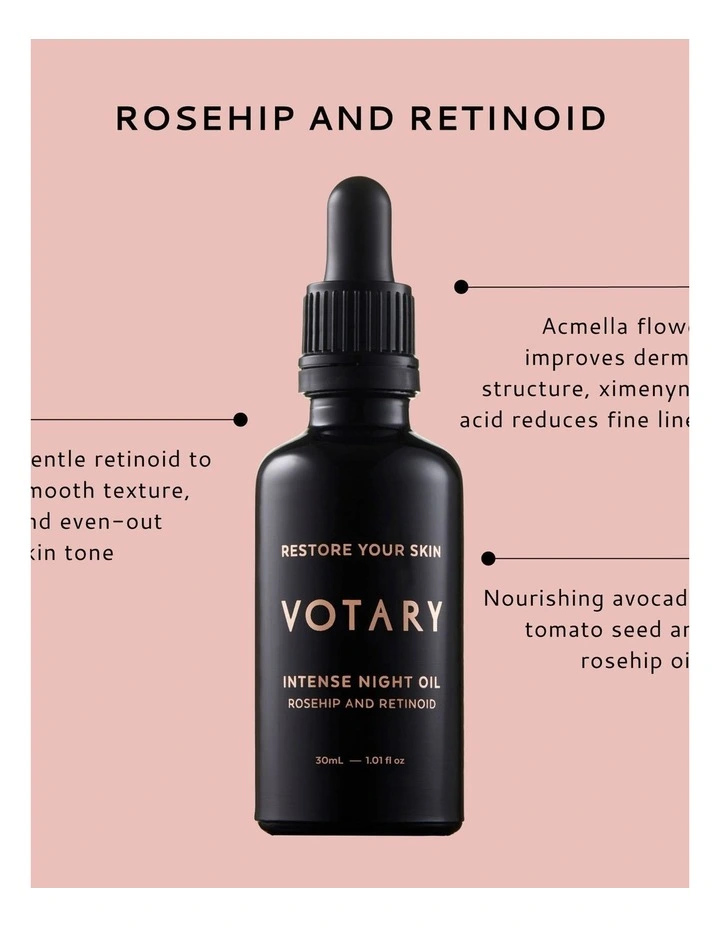 Rosehip and Retinoid Intense Night Oil 50ml image 3