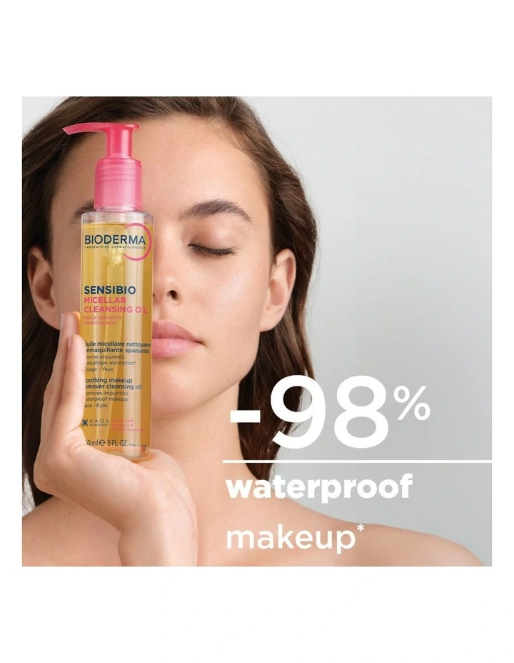 Micellar Cleansing Oil Makeup Remover For Sensitive Skin 300ml image 5