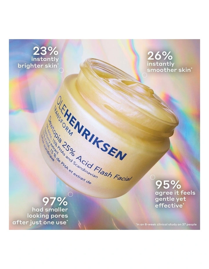 Dewtopia 25% Acid Flash Facial Mask 50ml image 4