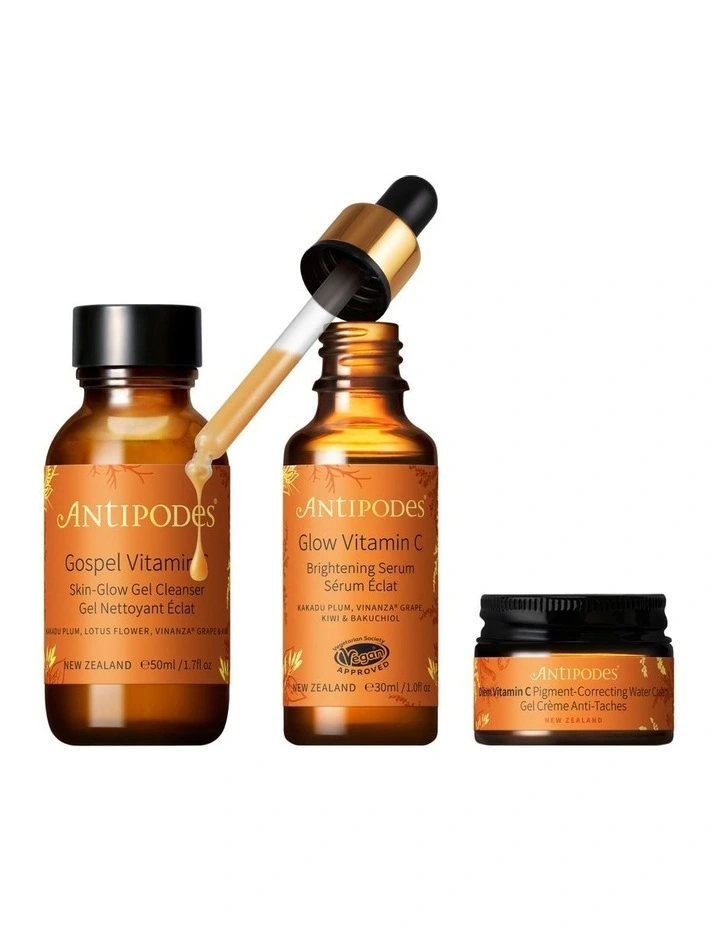 Christmas Brightening Boost Set - Glow 30ml, Gospel 50ml, Diem 15ml image 1