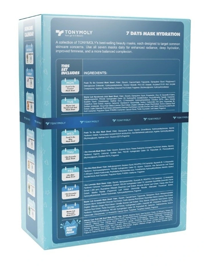 7 Days Of Hydration Mask Set 2026 image 2