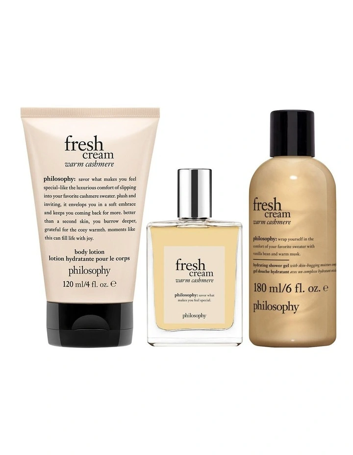 fresh cream warm cashmere collection 3 x piece set image 2