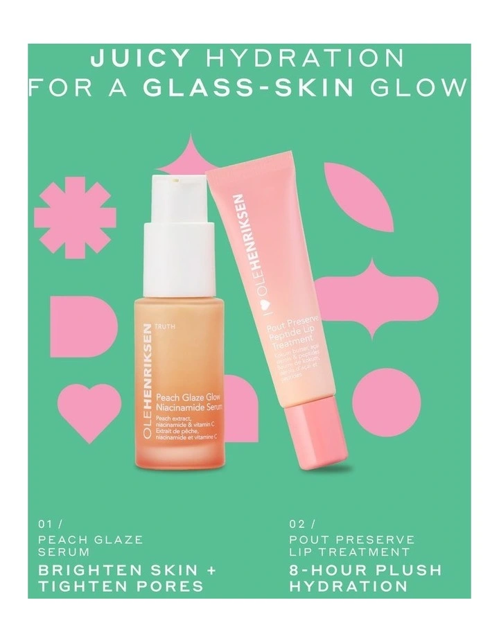 Peach Glaze Niacinamide Peptide Plumping Duo image 2