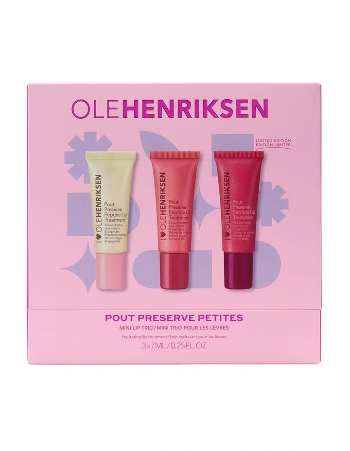 Pout Preserve Mini Hydrating Peptide Lip Trio image 1