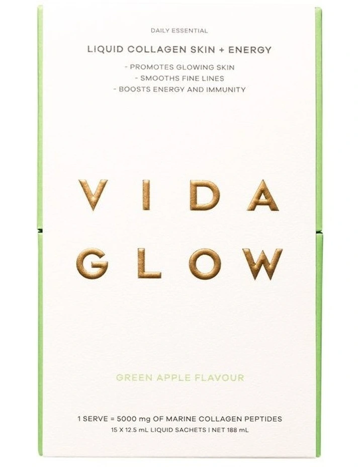 Collagen Liquid Advance Energy Green Apple image 1