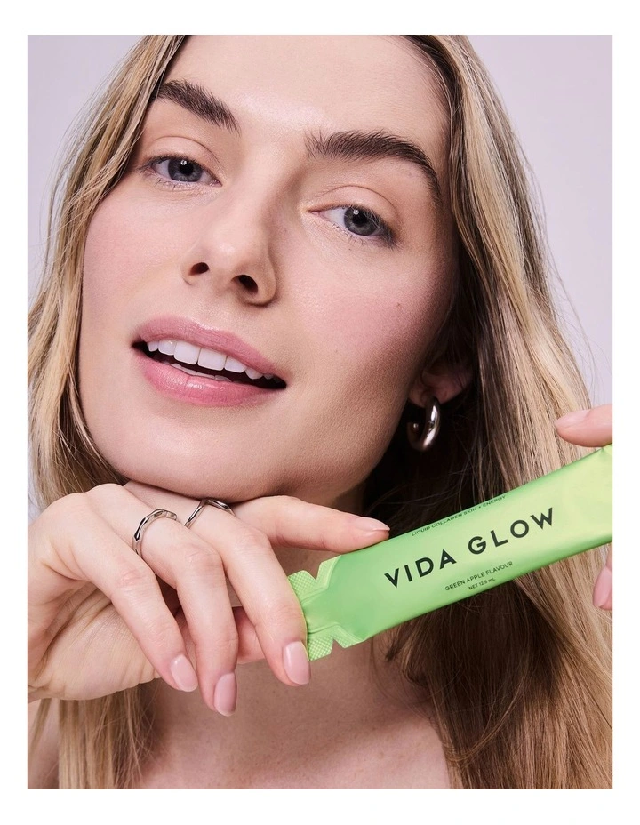 Collagen Liquid Advance Energy Green Apple image 3