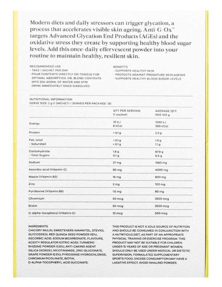 Anti-G-Ox - Yuzu - 30 Sachets image 5