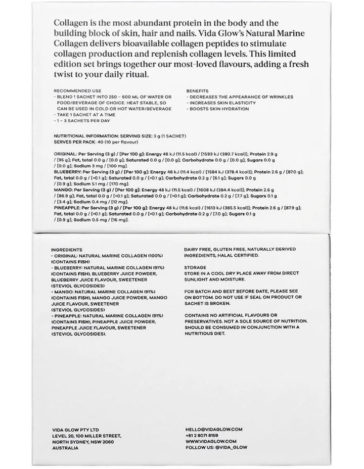 Natural Marine Collagen Mixed Value Pack - 40 Sachets image 6