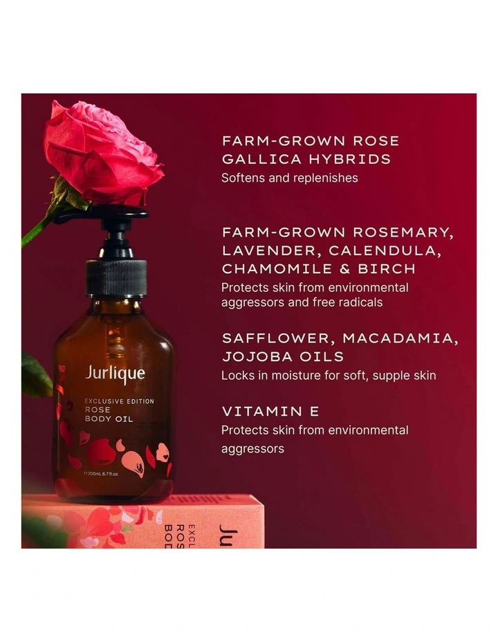 Exclusive Edition Rose Body Oil 200ml image 3