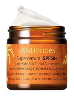 Supernatural Spf50+ Ceramide Silk Facial Sunscreen 60ml